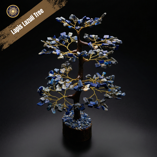 Lapis Lazuli Crystal Tree for Focus & Career Growth | Vastu Home Décor