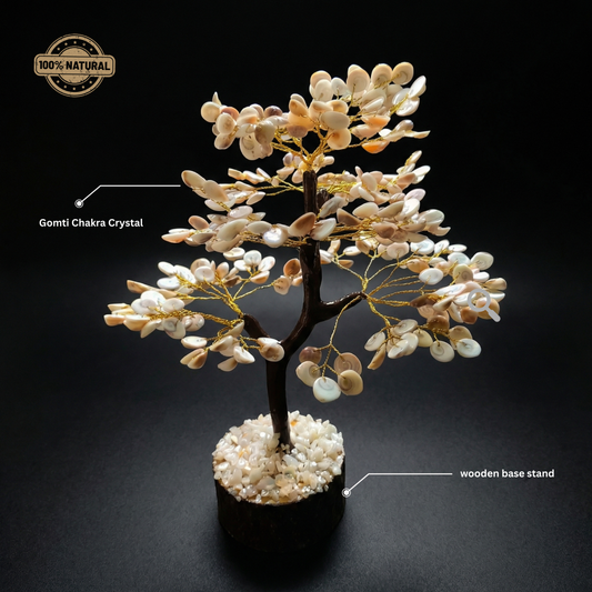 Gomti Chakra Crystal Tree for Vastu – Peace, Protection & Prosperity Decor