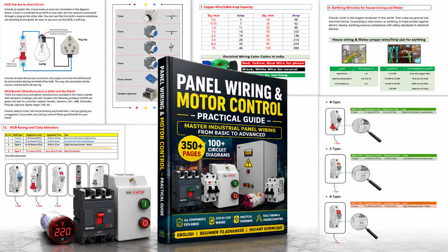 Master Industrial Panel Wiring & Motor Control – Practical Guide