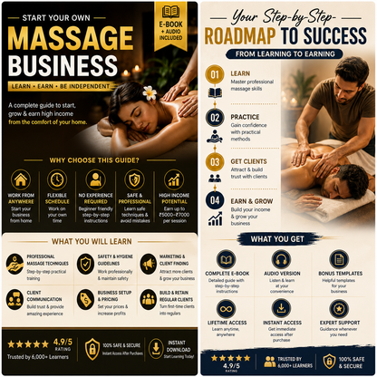 Become a Professional Massage Therapist & Build Your Own Wellness Business